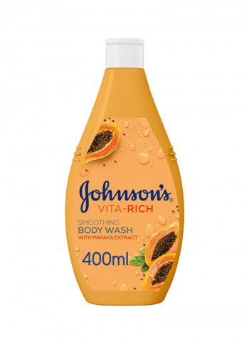 Vita Rich Smoothing Body Wash With Papaya Extract 400ml