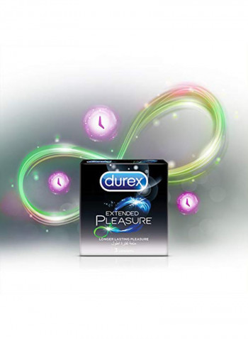 Extended Pleasure Condom - Pack of 3