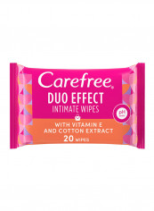 Duo Effect Intimate Wipes With Vitamin E And Cotton Extracts 20 Wipes