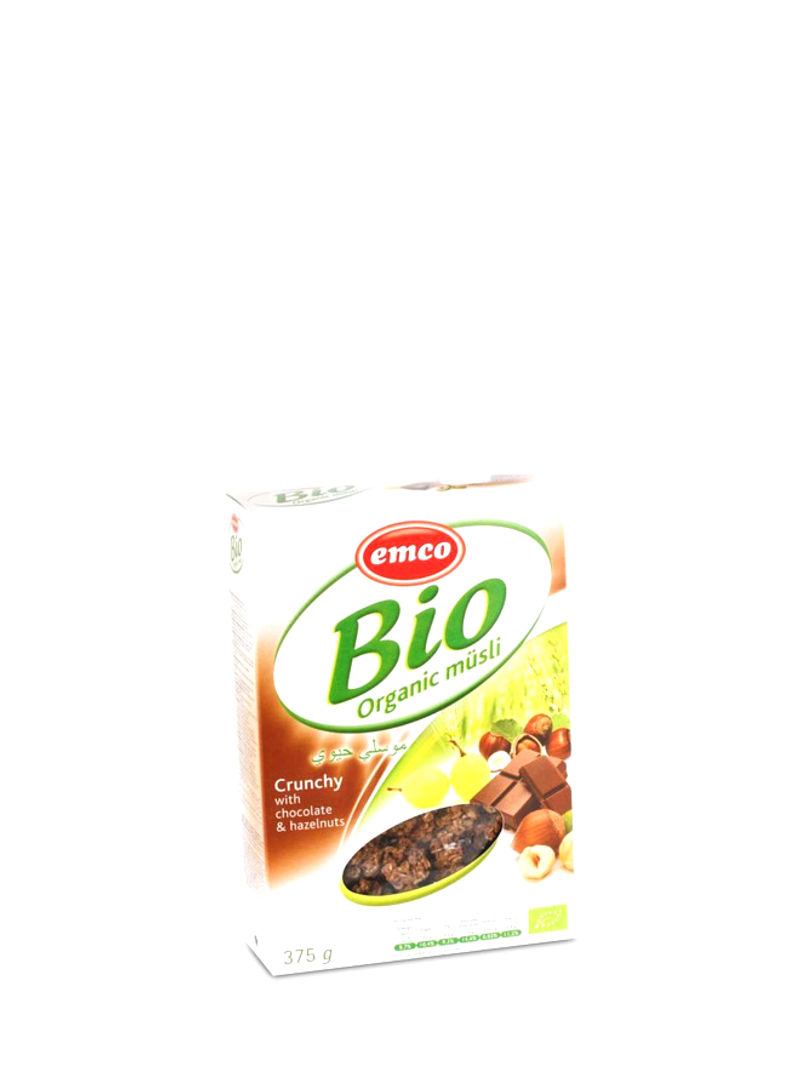 Organic Bio Musli Crunchy Chocolate With chocolate & Hazelnuts 375g