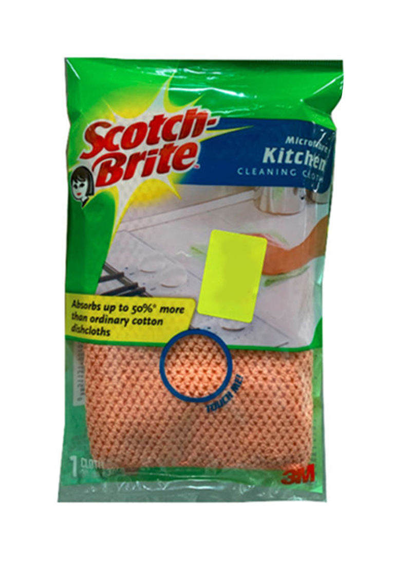 Microfiber Kitchen Cleaning Cloth Multicolour 30x32centimeter