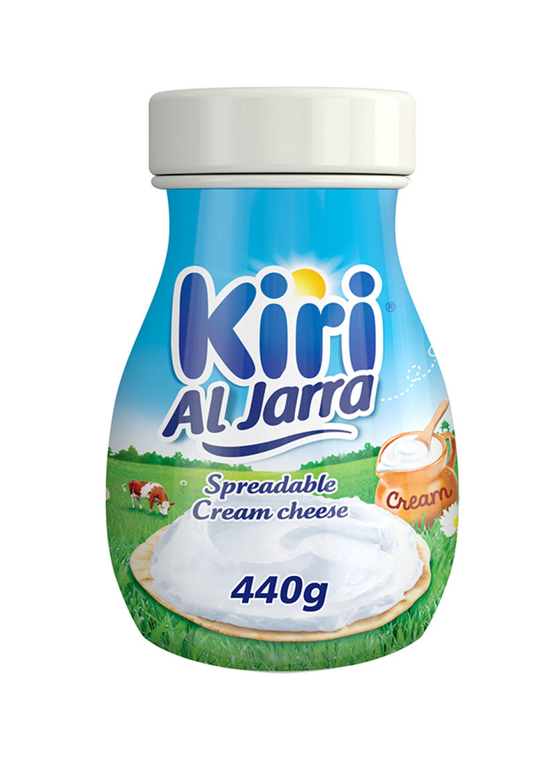 Al Jarra Spreadable Cream Cheese Jar 440g