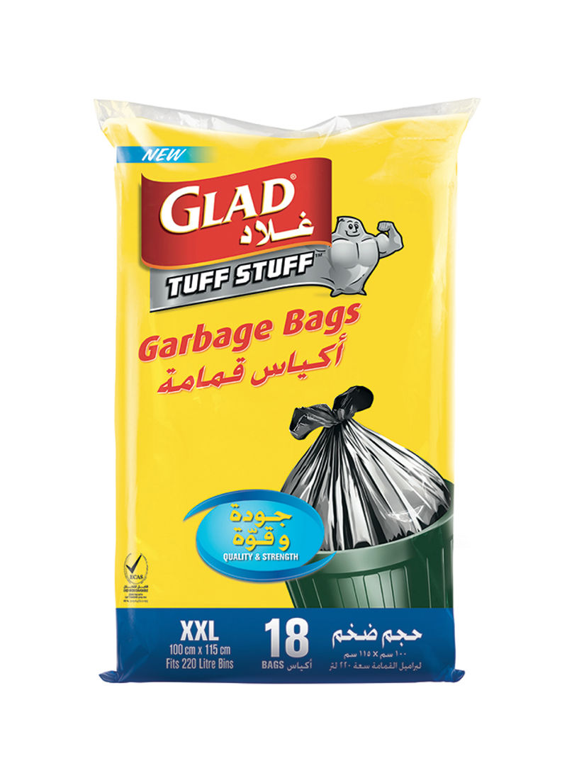 Tuff Stuff Garbage XX-Large Bags 220 Litres 18 count