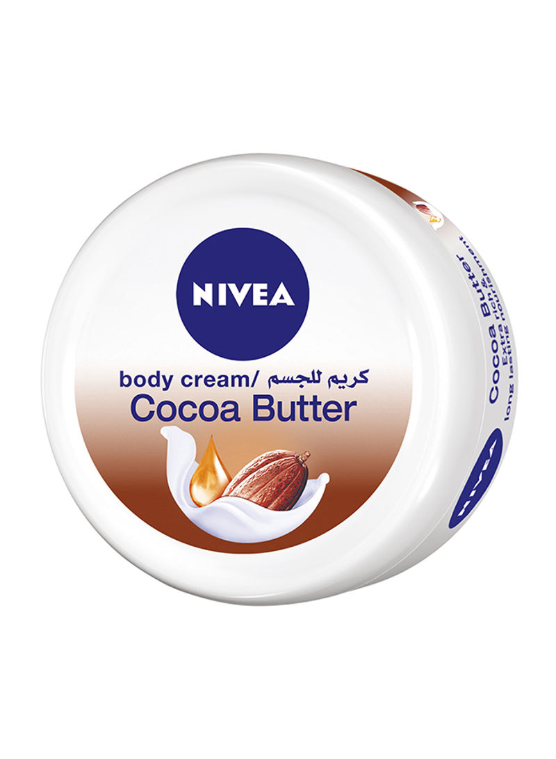 Cocoa Butter Body Cream, Vitamin E, Dry Skin, Jar 200ml