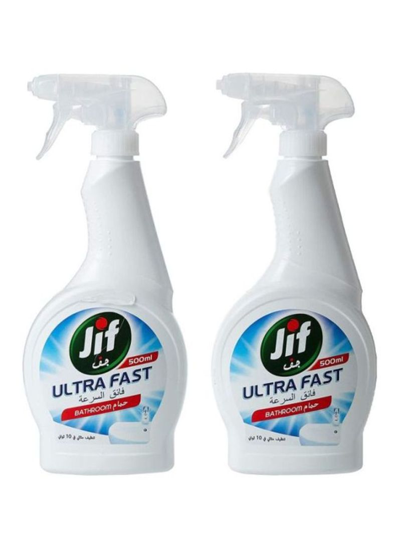 Pack Of 2 Ultrafast Bathroom Spray 2x500ml
