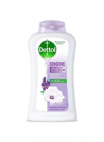 Sensitive Anti-Bacterial Body Wash 250ml - Lavender And White Musk