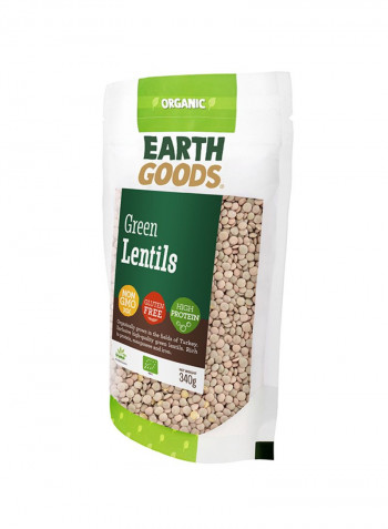 Organic High Protein Gluten-Free Green Lentils 340g