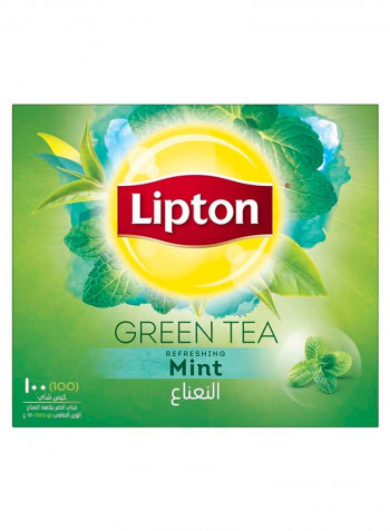 Green Tea Mint, 100 Teabags