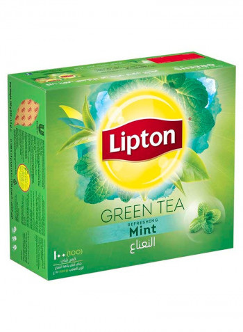 Green Tea Mint, 100 Teabags
