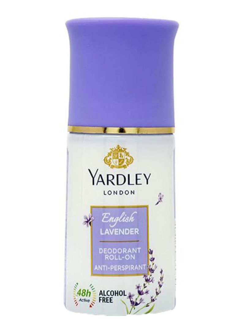 English Lavender Talc Roll-On Deodorant 50ml