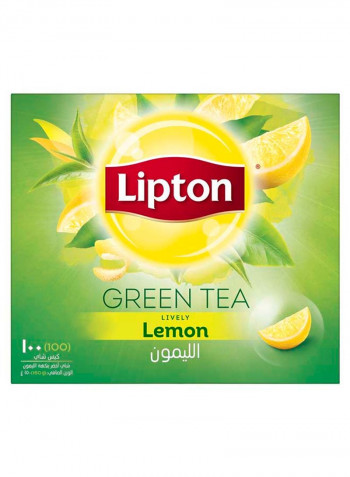 Green Tea Lemon, 100 Teabags