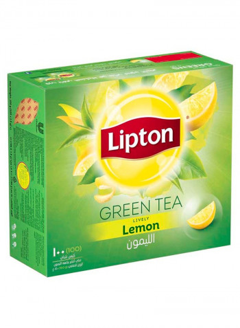 Green Tea Lemon, 100 Teabags