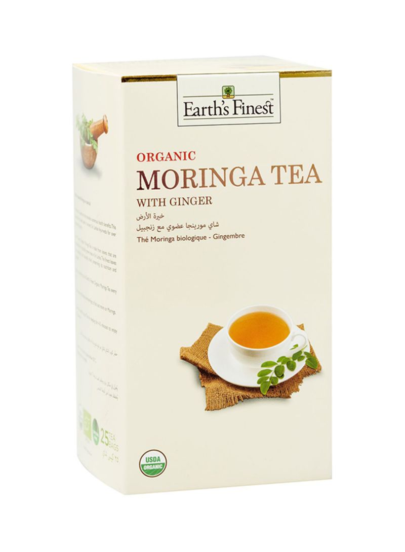 Organic Moringa Tea With Ginger 1.5g Pack of 25