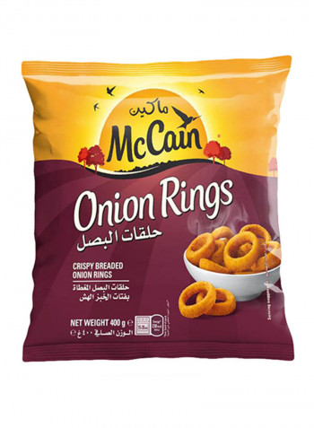 Crispy Breaded Onion Rings 400g