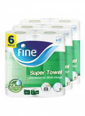 2 Ply Sterilized Paper Towel 60 Sheets x Pack of 6