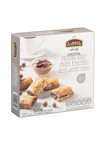 Puff Pastry Bites With Hazelnut 500g