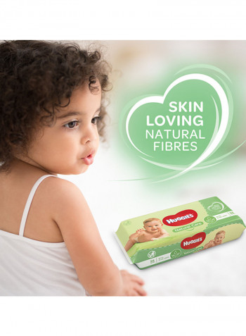 Natural Care Baby Wipes, 56 Wipes