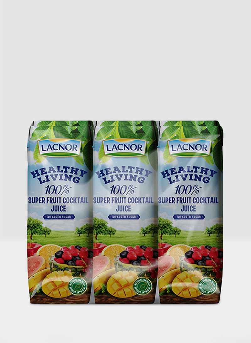 Super Fruit Cocktail Juice Mixed Fruits 250ml Pack of 6