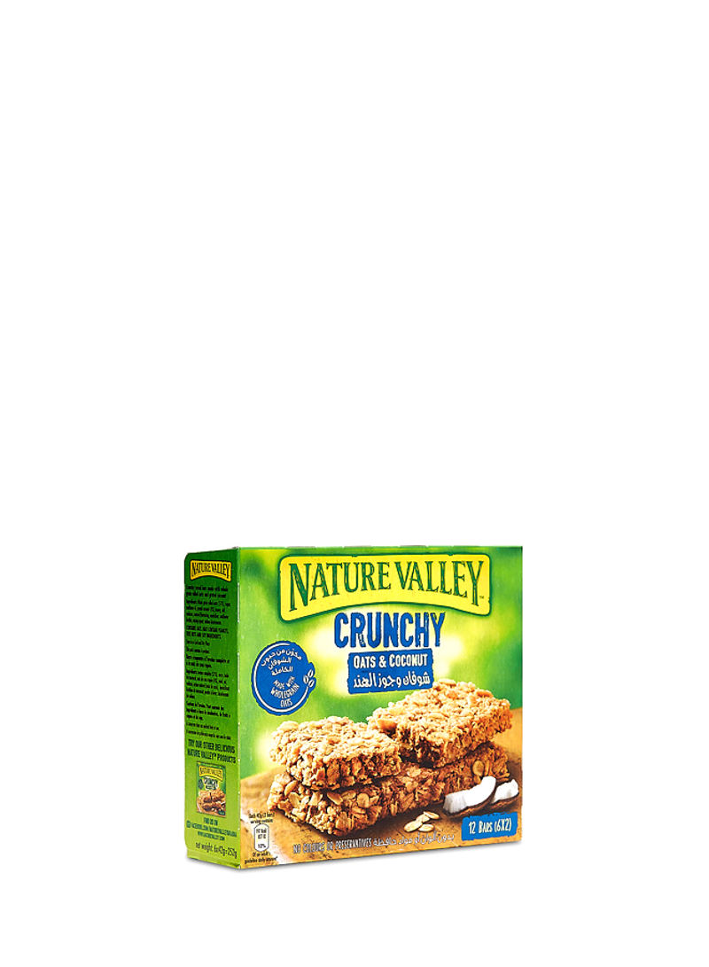 Oats And Coconut Crunchy Cereal Bars 42g Pack of 6