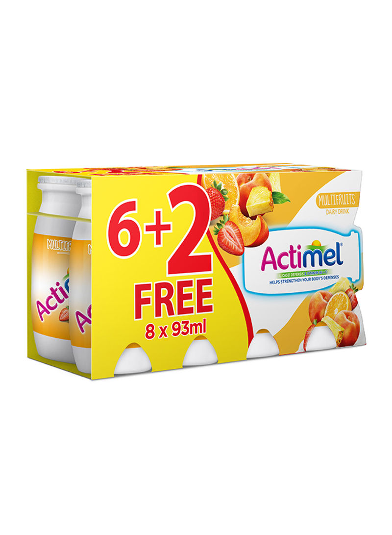 Multi, Fruit Flavoured Low Fat Dairy Drink 93ml 6+2 Free