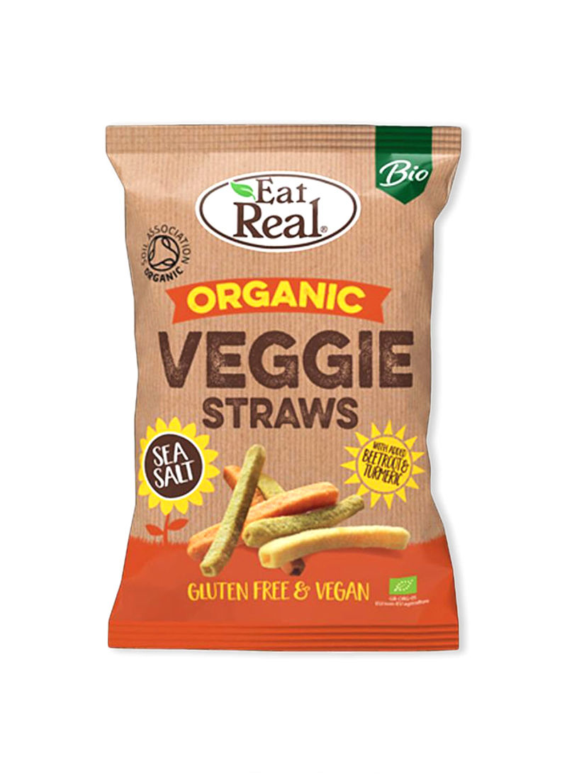 Organic Veggie Straws - Sea Salt Flavour 100g