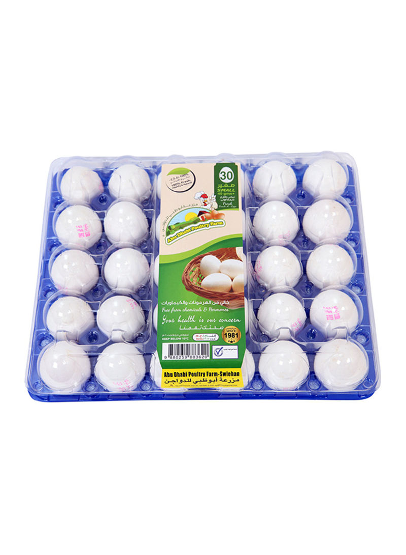 White Eggs Small Pack of 30