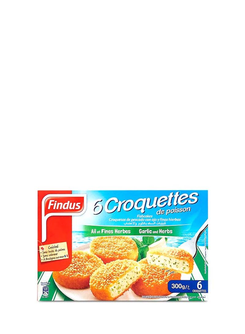 Fishcakes With Garlic And Herbs 300g Pack of 6