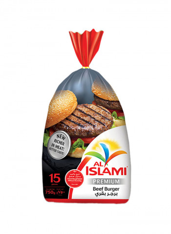 Beef Burger Bag 750g Pack of 15