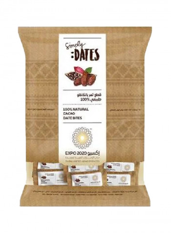 Cocao Dates Bites 100غم عبوة من 10 قطع