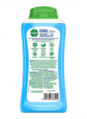 Cool Anti-Bacterial Body Wash 250ml