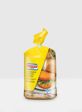 Breaded Chicken Burger 840g Pack of 15
