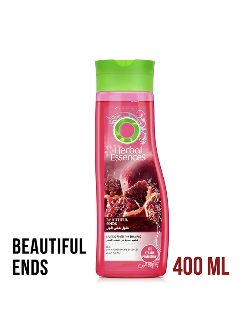 Beautiful Ends Split End Protection Shampoo With Juicy Pomegranate Essences 400ml
