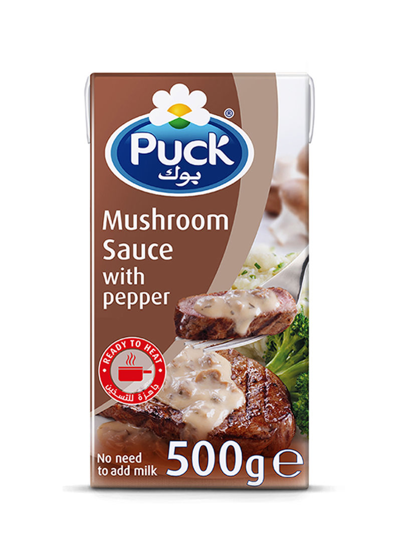 Mushroom Sauce With Pepper