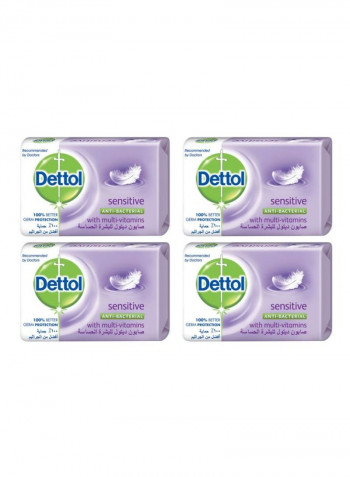 Sensitive Anti Bacterial Bar Soap 165g 2+2 Free 165x4g