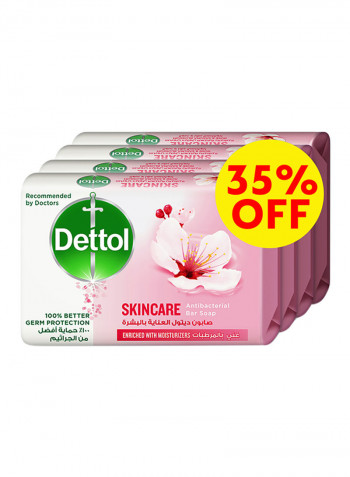 Skincare Anti-bacterial Bar Soap 165g, Pack of 4