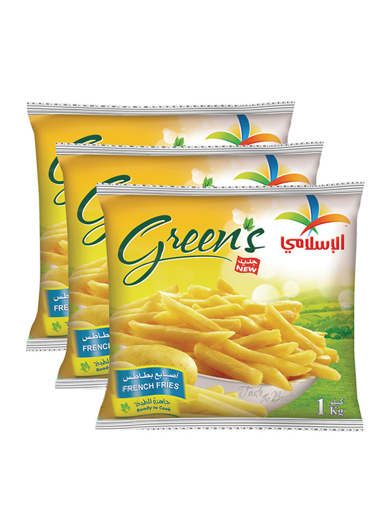 Greens French Fries 1kg Pack of 3