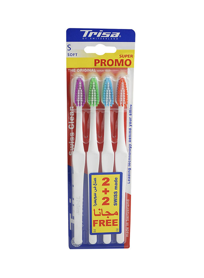 Soft Toothbrush Multicolour Multicolour