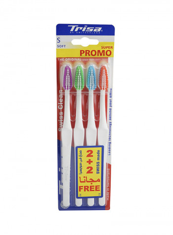 Soft Toothbrush Multicolour Multicolour