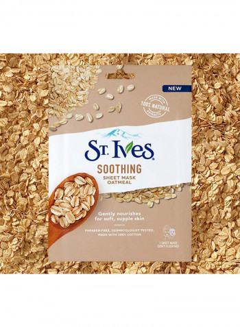 Soothing Oatmeal Sheet Mask Beige