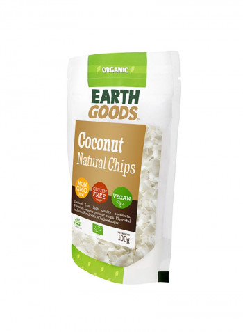 Organic Natural Coconut Chips 100g