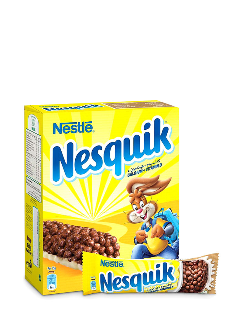 Nesquick Cereal Bars 25g Pack of 6