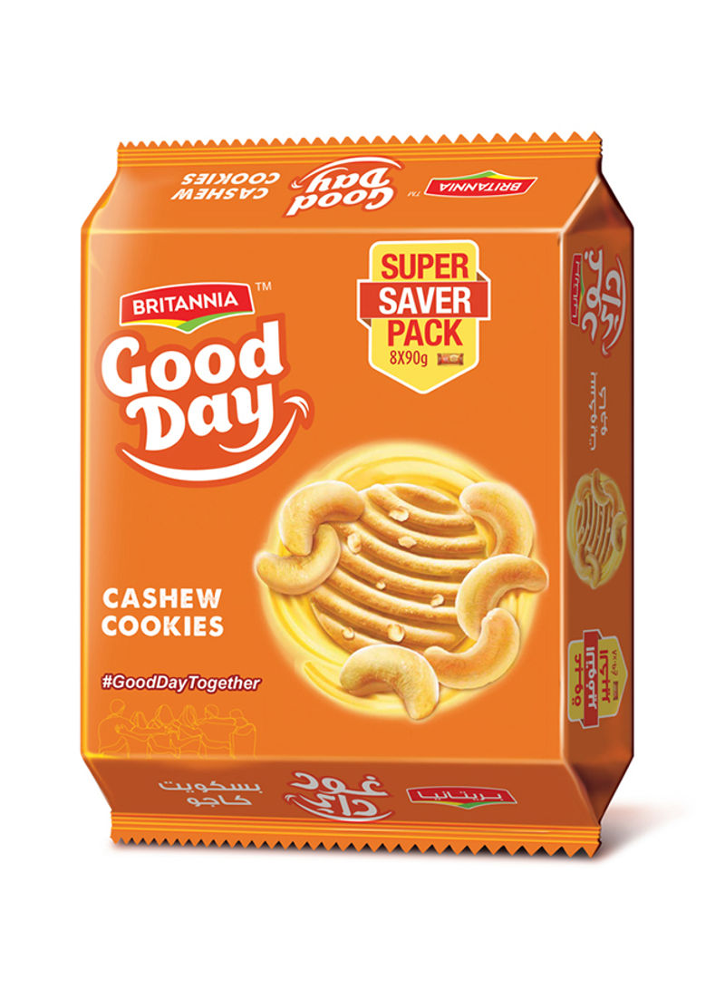 Good Day Cashew Cookies 8 Pieces 90g Pack of 8