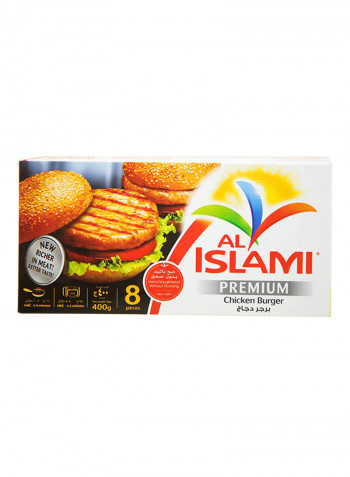 Premium Chicken Burger, 8-Count 400g