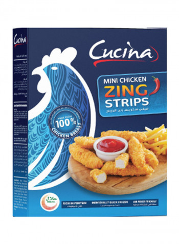 Mini Chicken Zing Strips 350g