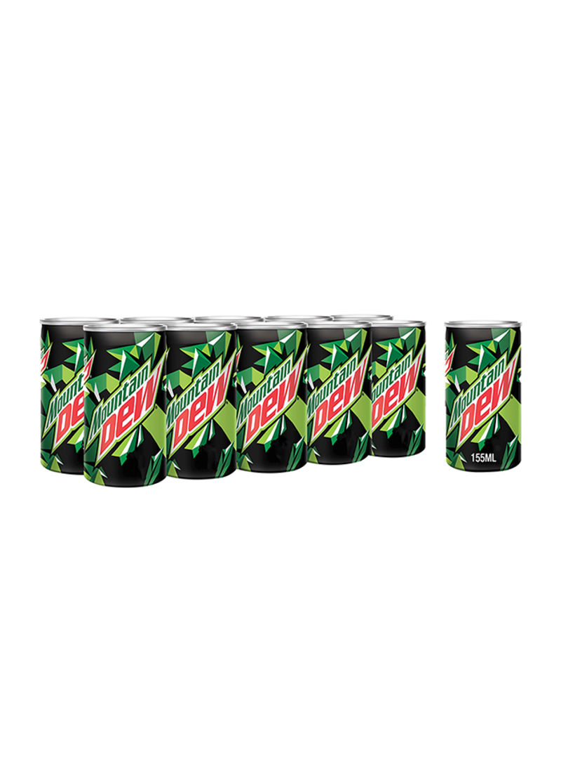 10-Pieces Carbonated Soft Drink Mini Cans 155ml Pack of 10