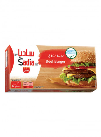 Frozen Beef Burger 672g Pack of 12