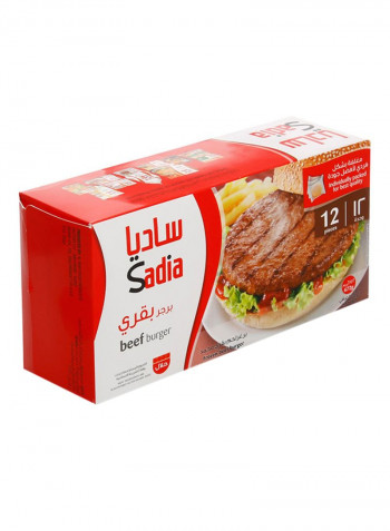 Frozen Beef Burger 672g Pack of 12