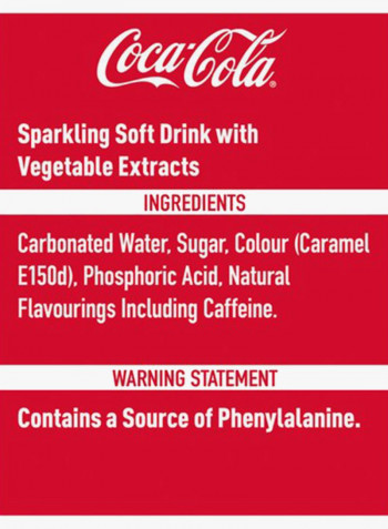 Regular Soft Drink Cans, 330ml, 6-piece Pack of 6