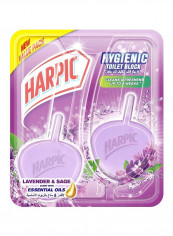 2-Piece Lavender And Sage Hygenic Cageless Toilet Blocks 40g