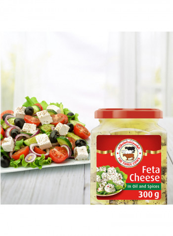 Feta Jar of cubes in oil and spices  300g